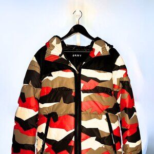 DKNY Camo Puffer